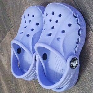 Crocs Toddler Baya Clog Size 5c Purple